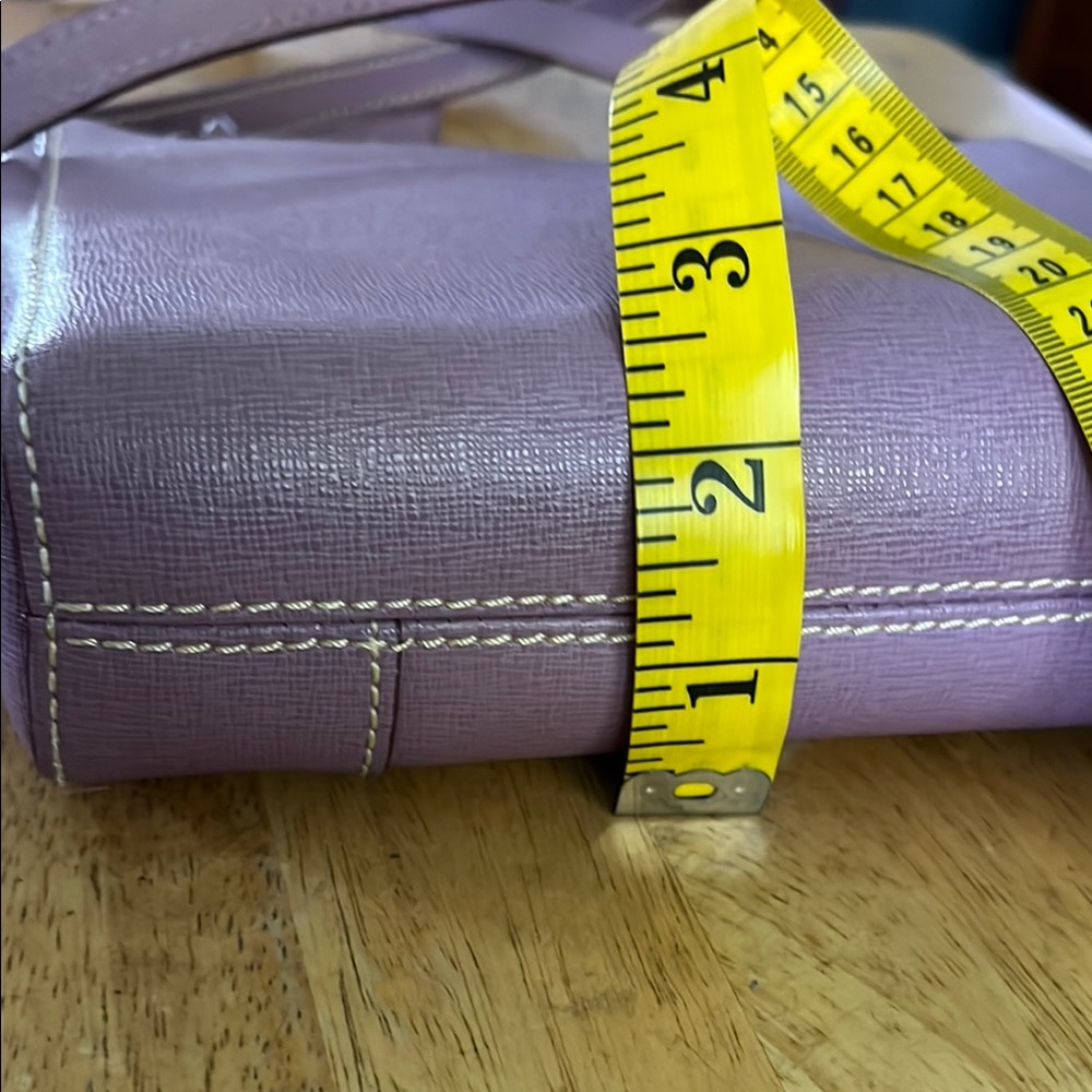 Dooney & Bourke Purple Leather Crossbody Bag - Picture 4 of 8
